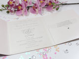 Luxury Glitter Edge Wedding Invitation