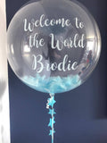 Balloon Vinyl Decal STICKER ONLY, Birthdays, Baby shower, christenings, it’s a girl/boy *balloon not included!* *Balloon supplier available*