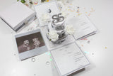 Round Cake Exploding Box Wedding Invitation - Edinburgh Wedding Stationery