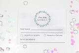 A6 Floral Printed wedding invitation