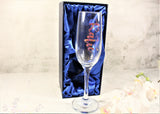 Personalised Gift Glass, Custom vinyl Text on Glassware, Bespoke Drinking Glass
