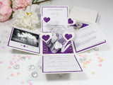 Confetti Exploding Box Wedding Invitation