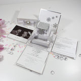 Square Cake Exploding Box Invitation