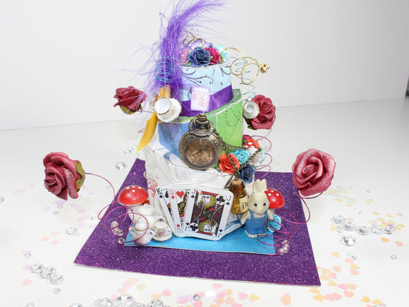 Alice in Wonderland Exploding Box Invitation