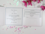 Luxury Glitter Edge Wedding Invitation