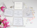 Luxury Elegant Diamante wedding invitation box